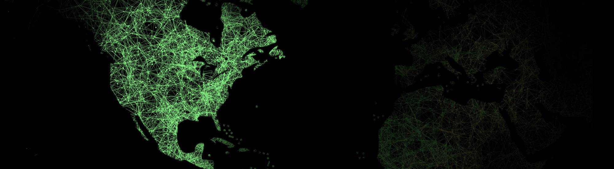 Global network map